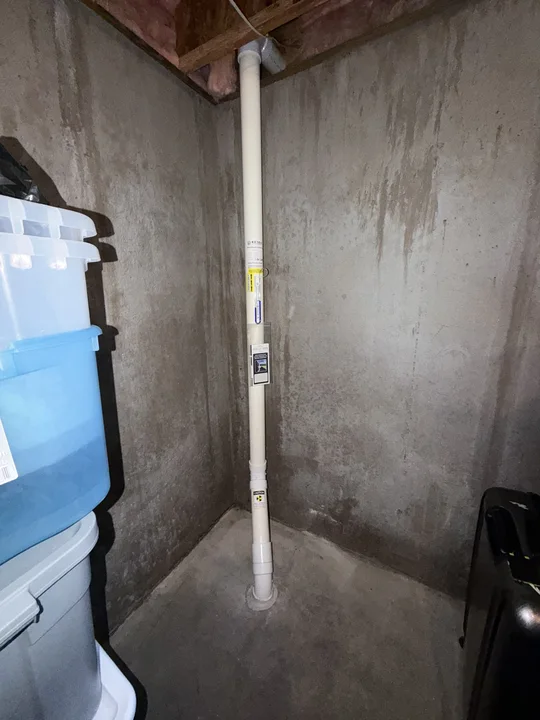 Radon mitigation and crawlspace project photo (IMG 2243)